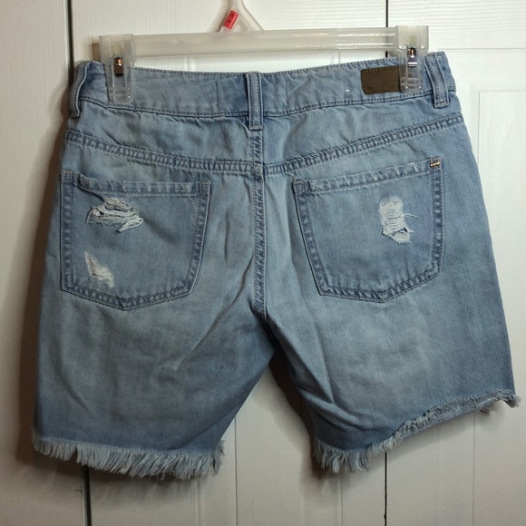 GARAGE JEAN RIPPED SHORTS SIZE 00 - Picture 2 of 4
